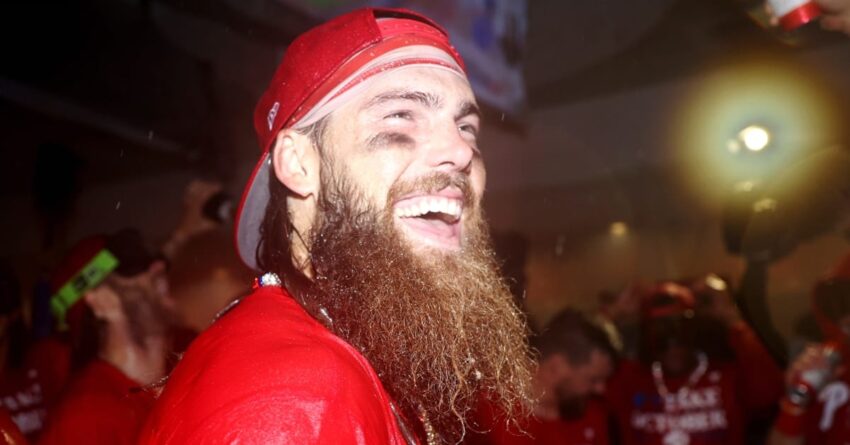 brandon-marsh-celebrates-phillies-win-with-mechanical-bull
ride